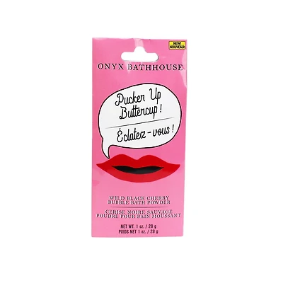 Onyx Bathhouse Pucker Up Buttercup Bubble Bath Powder