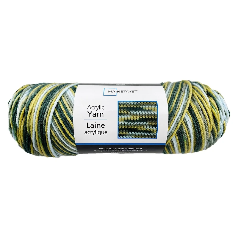 Mainstays Acrylic Yarn, Mainstays Acrylic Yarn,Green Forest, 5oz, 285 yds