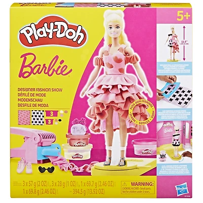 Play-Doh Barbie Designer Fashion Show Playset, Ages 5 years and up