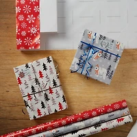 Étiquettes-cadeaux Peel 'N Stick à Thème Traditionnel des Fêtes, Étiquettes de Noël Autocollantes, Paillettes Irisées Embellies, 36 Unités
