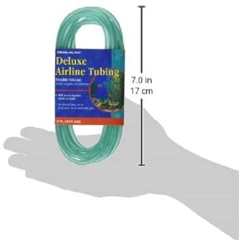 Penn-Plax Deluxe Aquarium Air Line Tubing, Aquarium tubing