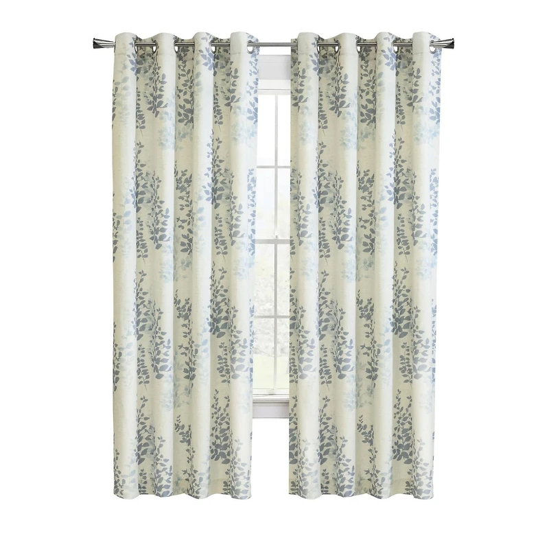 Loft Living Leszno filtrant la lumière panneau de rideau à œillets 50 x 63 in Bleu