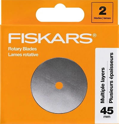 Fiskars® Rotary Blades 45 mm, 2 Pack, Rotary blades2pk