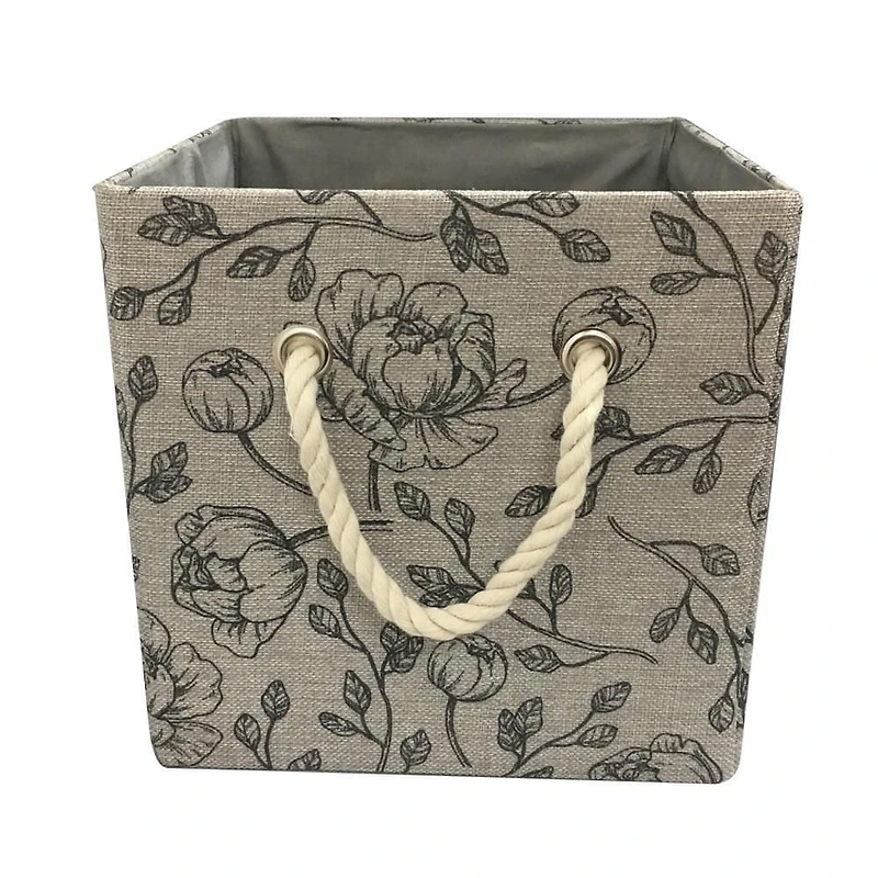 hometrends Fabric Cube With Handle, Foldable storage