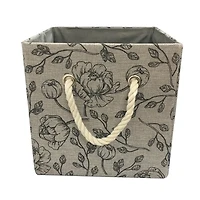 hometrends Fabric Cube With Handle, Foldable storage