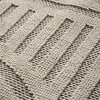 Rug Branch Hogar Abstract Indoor Outdoor Area Rug, Grey Cream, Modern - Living Room, Bedroom, Dining Room, and Kitchen