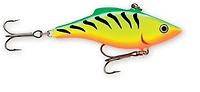 Poisson Nageur Rapala Rattlin' Rapala 3-1/8", Firetiger Modèle sans bavette