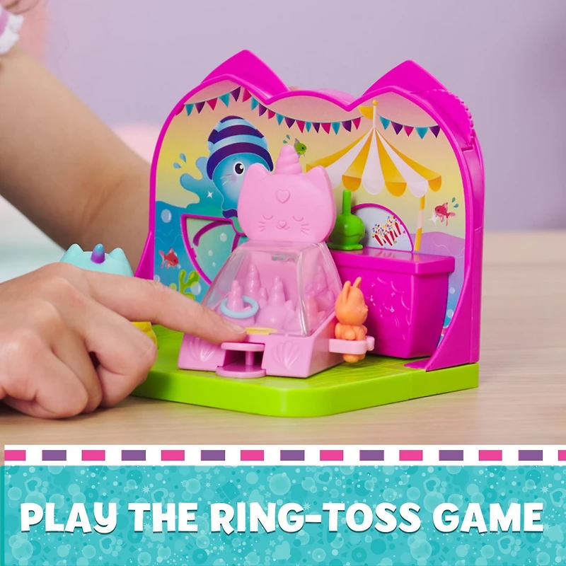 Gabby’s Dollhouse, Kitty Narwhal’s Carnival Room, with Toy Figure, Surprise Toys and Dollhouse Furniture, Kids Toys for Girls & Boys 3+