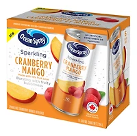 Ocean Spray Sparkling Cranberry Mango 6PK, OSI SPRK CRANMAN 6PK