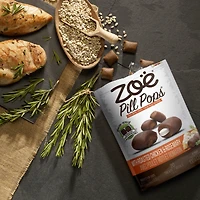 Régals Pill Pops Zoe, Poulet rôti avec romarin pour chiens, 100 G