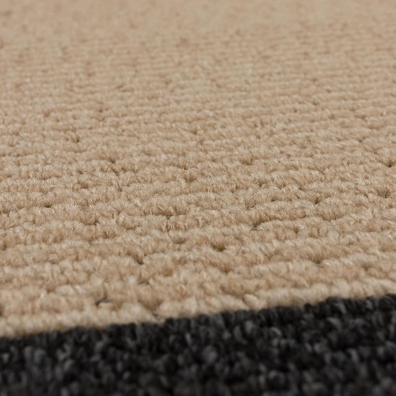 Hometrends - Tapis décoratif Borderwell gris, 0,8 m x 1,1 m (30 po x 45 po) Tapis Borderwell 30x45