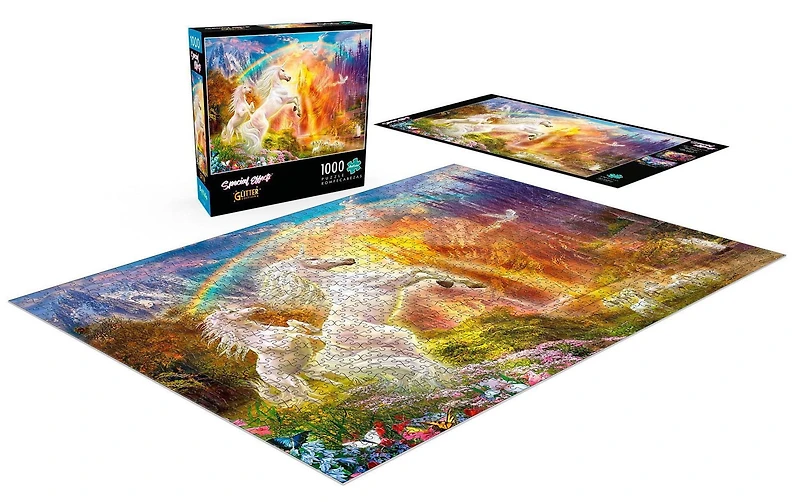 Buffalo Games - Special Effects - Unicorn Sunset - 1000 Piece Jigsaw Puzzle
