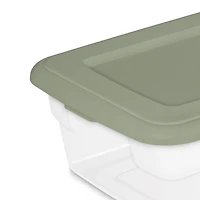 Sterilite Ensemble de (4) Boîtes 11.4 L – Vert STERILITE BOITE 4X11.4L