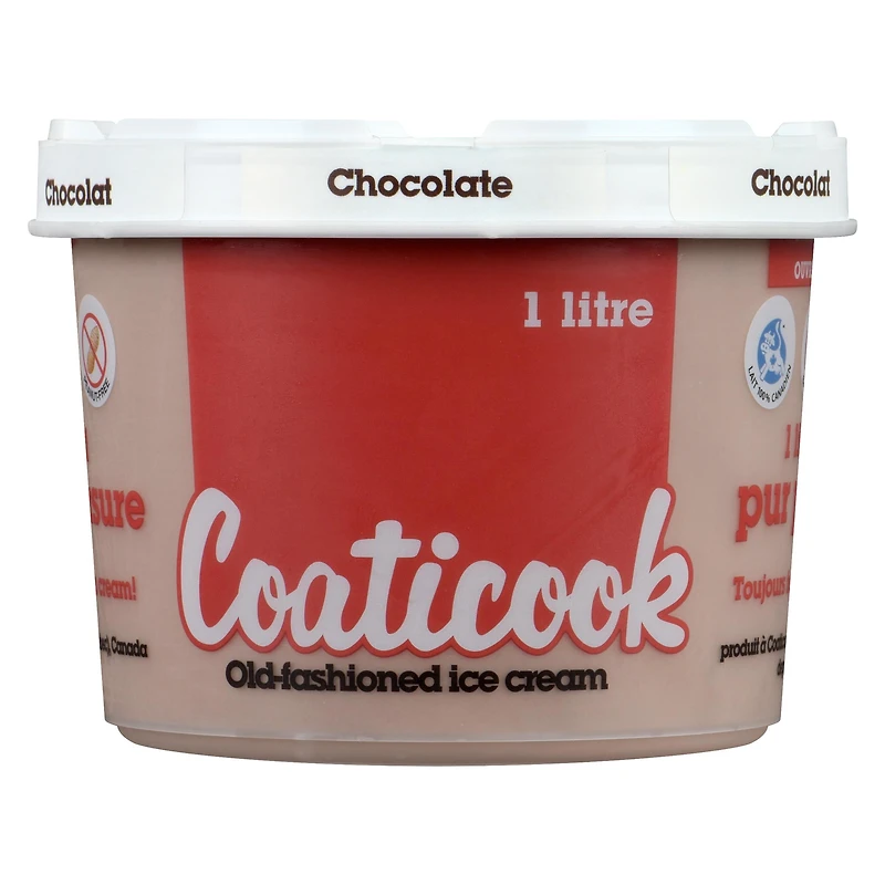 Crème glacée au chocolat Coaticook 1 l