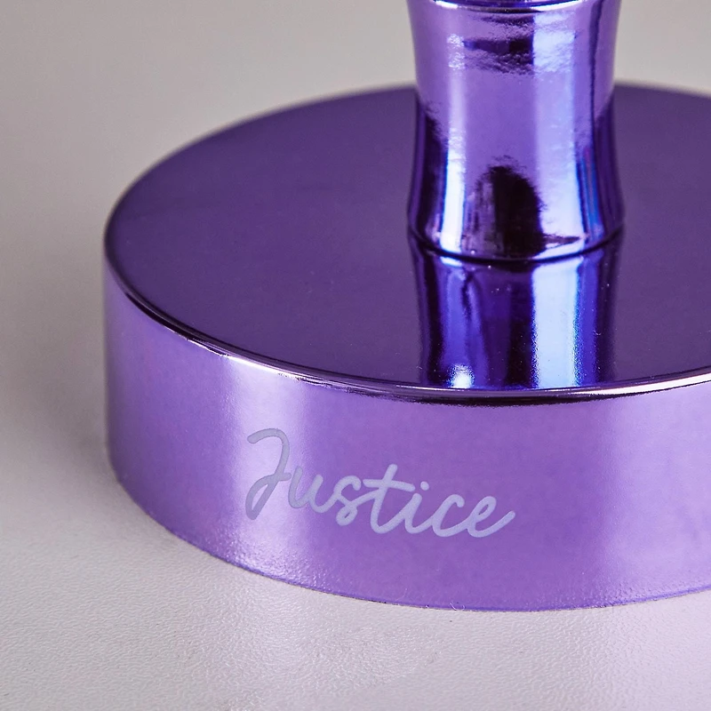 Mini Lampe de Projection LED, Violet Cette lampe Justice en forme