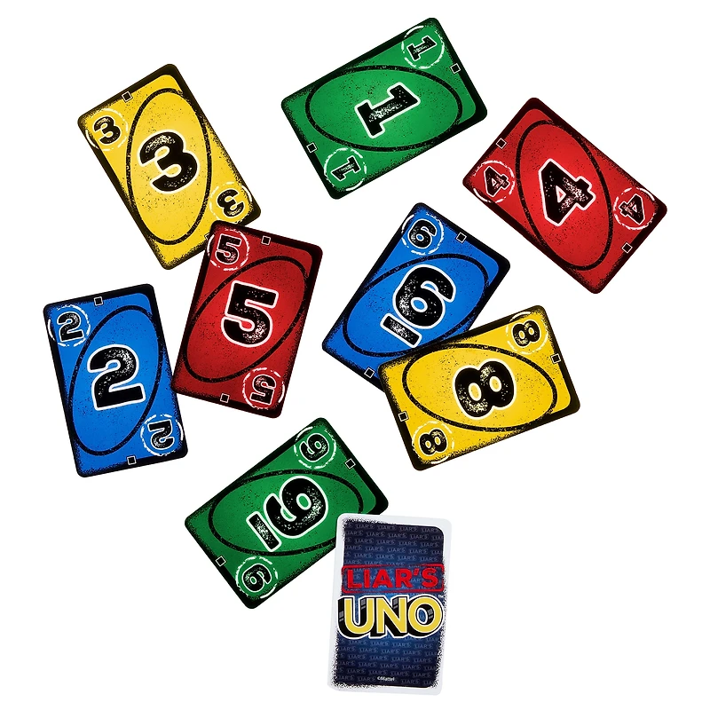 Liar’s UNO Card Game for Adults, Kids, Families, Parties & Game Nights, Trick Play & Bluffing