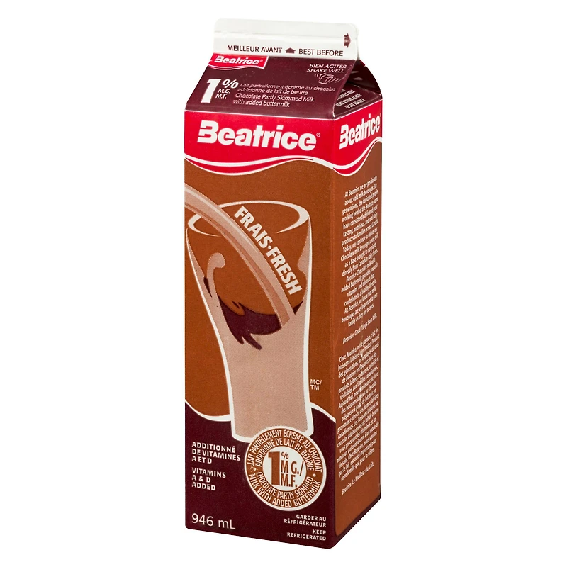 lait au chocolat beatrice 946ML