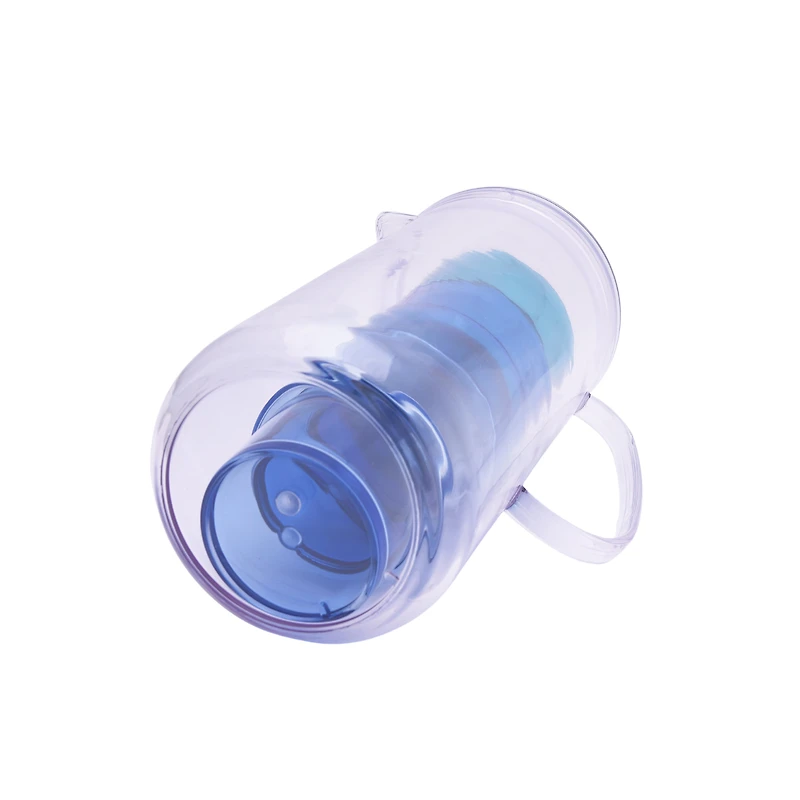 Mainstays 3-Quart Blue Acrylic Pitcher with 14-Ounce Stackable Tumbler Set