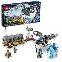LEGO Avatar Floating Mountains: Site 26 & RDA Samson 75573 Toy Building Kit (887 Pieces)