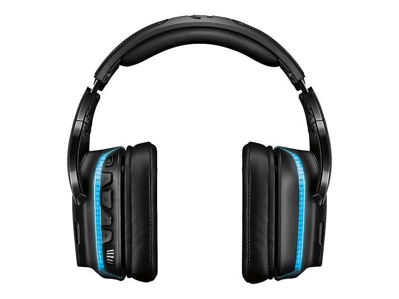 Casque de jeu G935 Câblé / Sans fil Sur tête Stéréo Logitech - USB, Mini-phone (3.5mm) - Câblé -Sur tête - Binaural - Circumaural - Cardioïde, Uni directionnel Microphone - Noir, Bleu