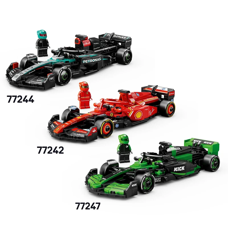 LEGO Speed Champions McLaren F1 Team MCL38 Race Car Toy - Building Set For Kids, Boys & Girls, Ages 10+ - Toy Car for F1 Fans - Gift Idea for Birthday - 77251