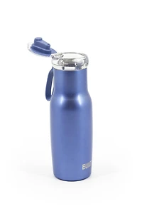 Built 14oz Double Walled Tritan Flip Top Mug Blue