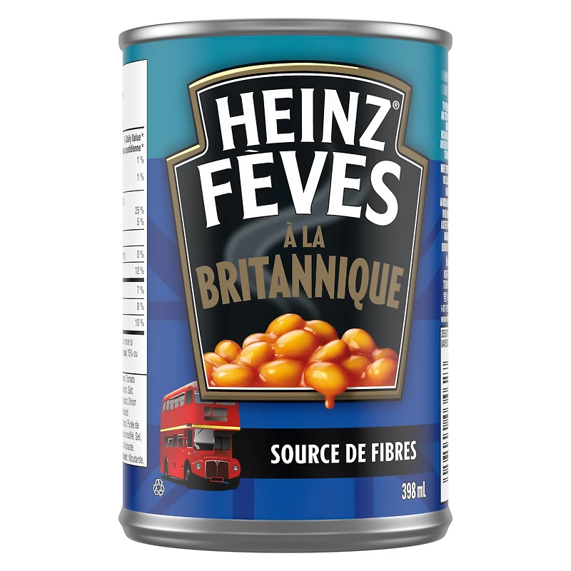 Heinz British Style Beans in Tomato Sauce, 398 mL Can