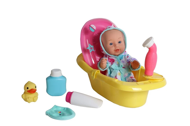 MSB Baby Doll with Bath Set