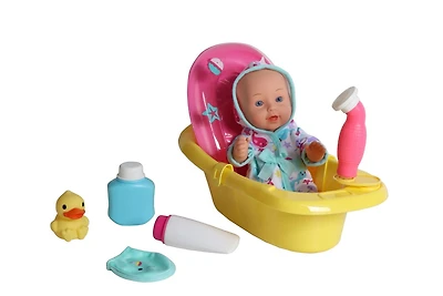 MSB Baby Doll with Bath Set