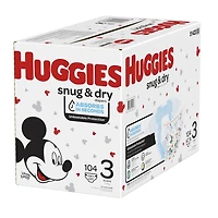 Couches HUGGIES Snug & Dry, Emballage Giga