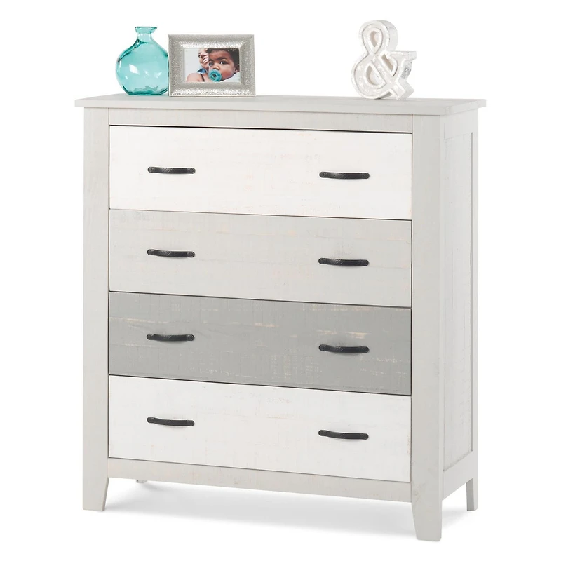 Forever Eclectic Long Beach 4-Drawer Chest, Seascape Gray