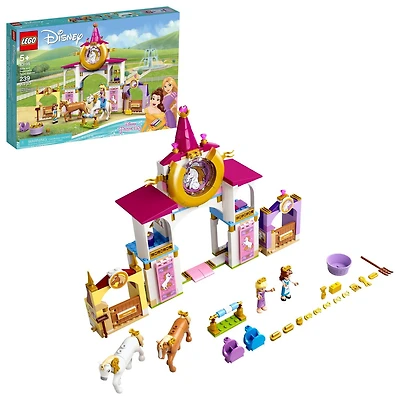 LEGO Disney Les écuries royales de Belle et Raiponce 43195 Ensemble de construction (239 pièces)