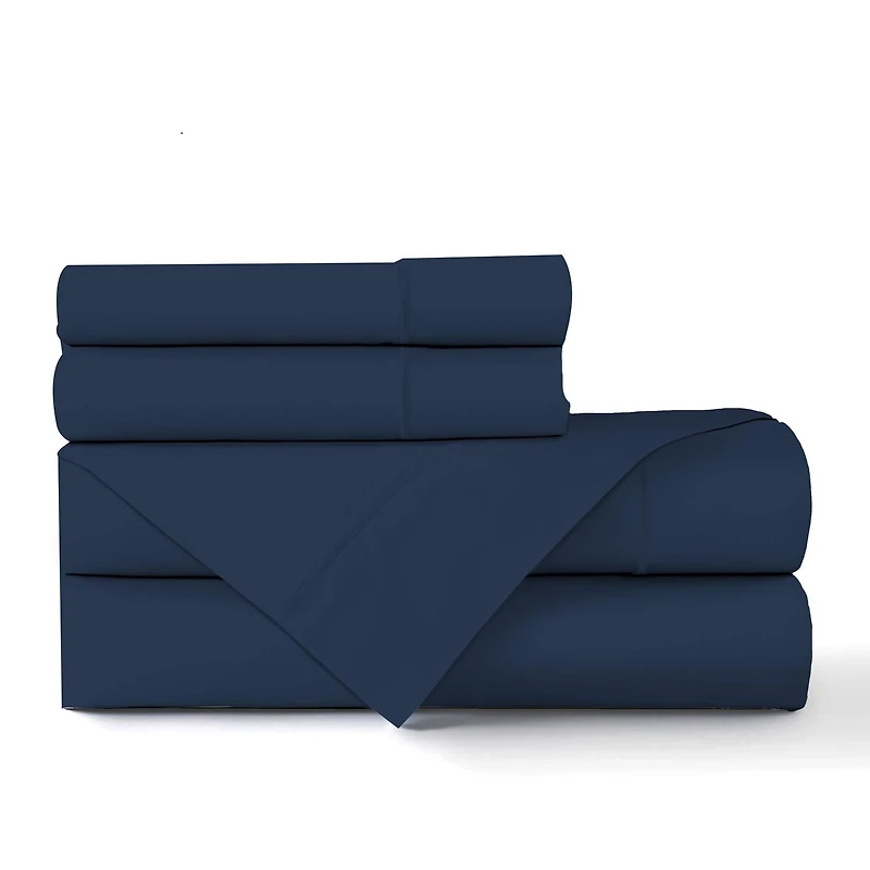 Johnson Home Huggable Jersey Knit Combed Cotton Easy Fit Sheet Set