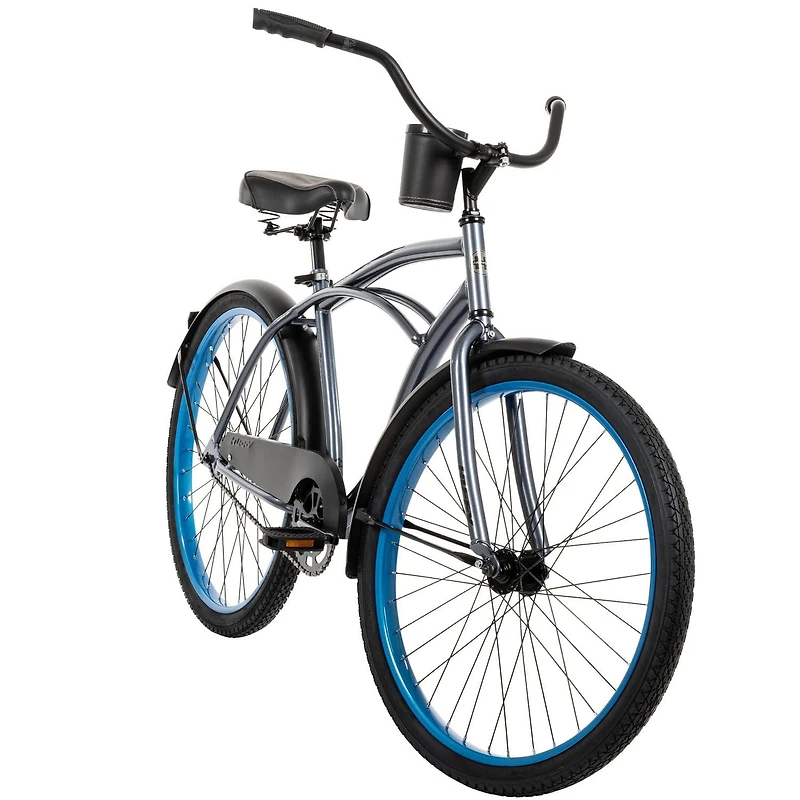 Vélo de croisière Good vibrations de Huffy, 26 » pour hommes, Gris brillant