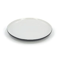 Assiette plate SAB Trent 10 pouces gris foncé