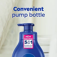 NIVEA Nourishing 72-Hr Hydrating Body Lotion, Body Milk with Hyaluronic Acid, 625 mL, 625 mL