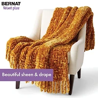 Bernat® Velvet Plus™ Yarn, Polyester #6 Super Bulky, 10.5oz/300g, 78 Yards