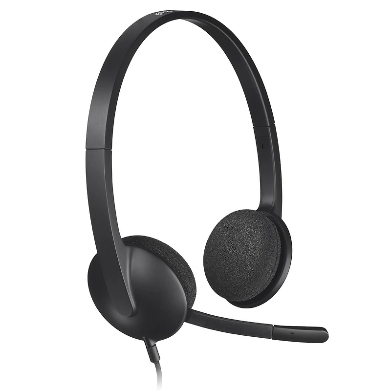 Logitech USB Headset H340, Plug into a world of crystal-clear audio.