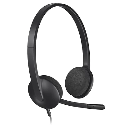 Logitech USB Headset H340, Plug into a world of crystal-clear audio.