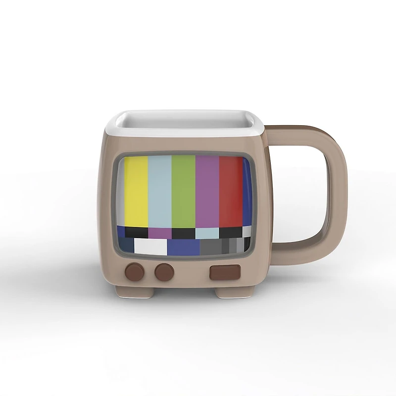 Zak Designs Retro TV Sculpted Colour Change Mug