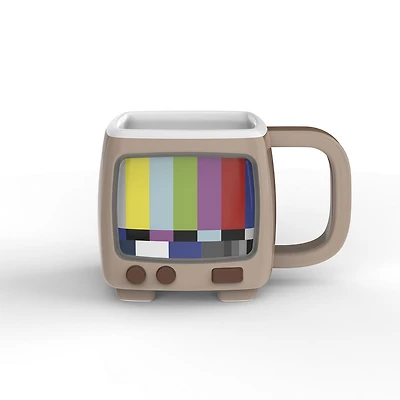 Zak Designs Retro TV Sculpted Colour Change Mug