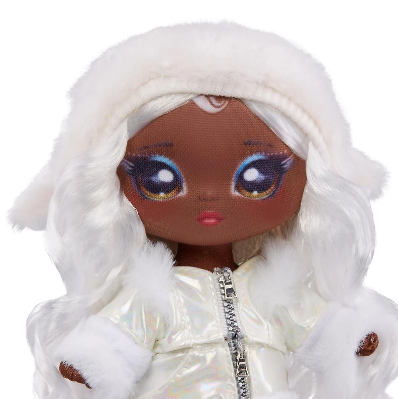 Na Na Na Surprise Cozy Series Evie Von Hoo 7.5" Fashion Doll Snow Owl-Inspired with White Hair