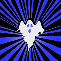 Halloween Lighted Silhouettes Decor Battery Op Radiant Shadows Ghost (Blue), Halloween Lighted Decor Batter