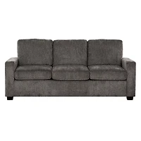 Valencia 81in. Grey Queen Size Sleeper Sofa Bed with USB & Outlet