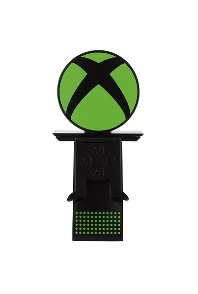 Exquisite Gaming Microsoft: Xbox Cable Guys Ikon Illuminé, Support De Téléphone Et D'Appareil