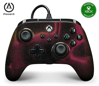 Manette câblée Advantage PowerA pour Xbox Series X|S - Sparkle Microsoft-Xbox