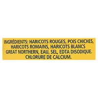 Haricots mélangés Unico à forte teneur en fibres 540 ml