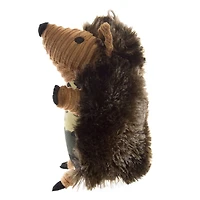 Only The Best For My Dog ®​ 8-Inch Stuffed Plush Squeaky Camo Hedgehog Dog Toy