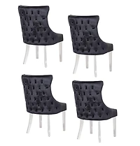 Chaises Stonefort noires (Plata Import)