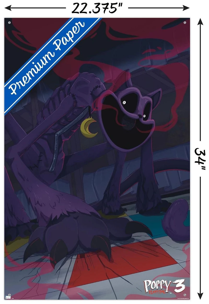 Poppy Playtime: Chapter 3 - CatNap Wall Poster